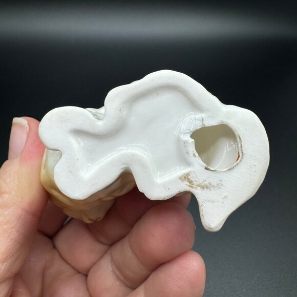 Vintage lefton small porcelain orange tabby  cat figurine - Picture 4 of 7